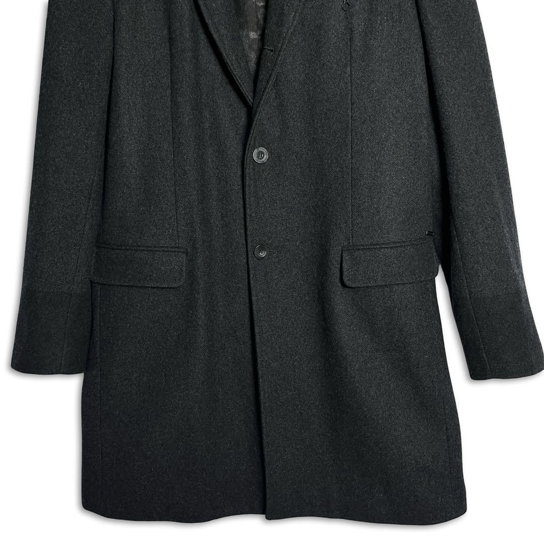セール中⚡美品✨DIESEL チェスターコート XL ダークグレー