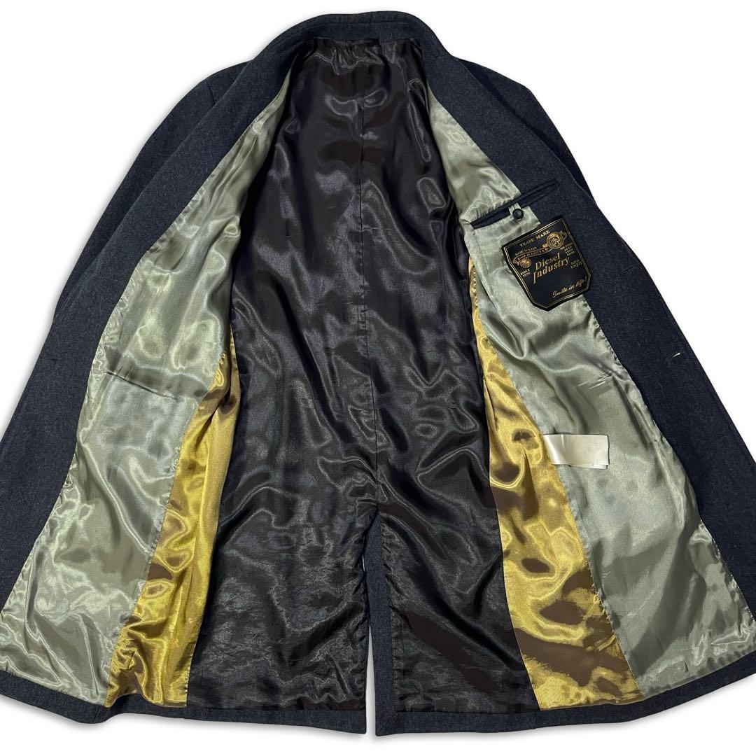 セール中⚡美品✨DIESEL チェスターコート XL ダークグレー