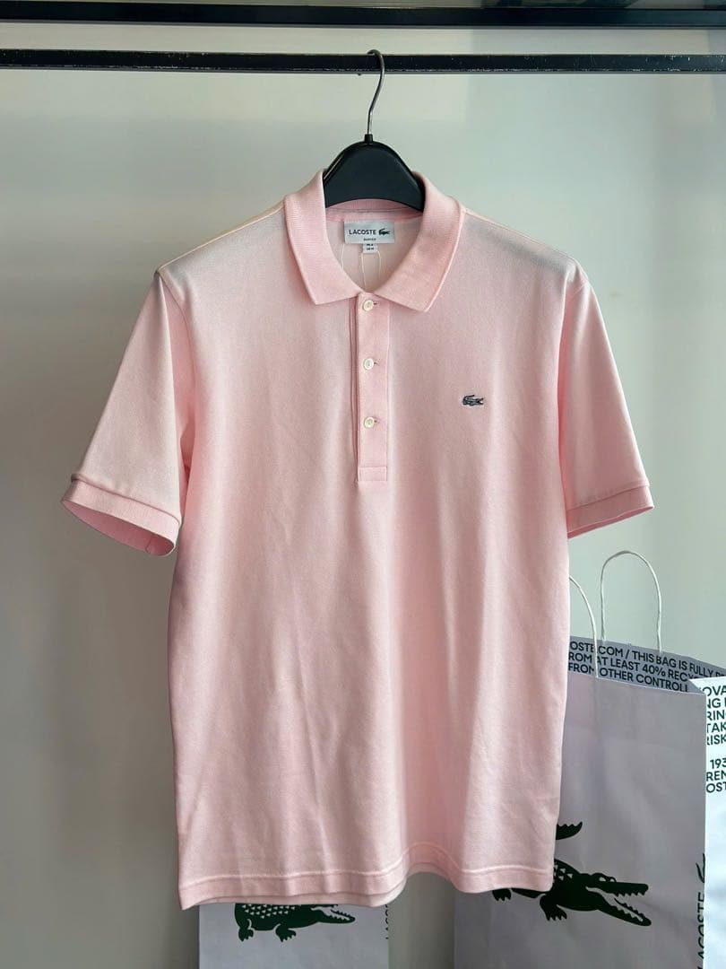 Lacoste ピンク ポロシャツ