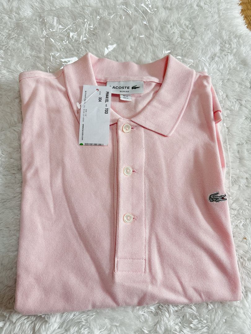 Lacoste ピンク ポロシャツ