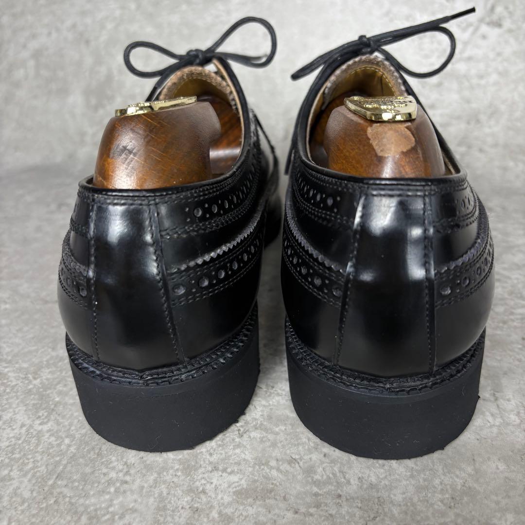 未使用品　リーガル　REGAL ウイングチップ　レザー　シューズ　　黒　26㎝