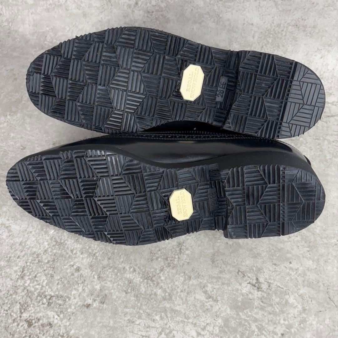 未使用品　リーガル　REGAL ウイングチップ　レザー　シューズ　　黒　26㎝