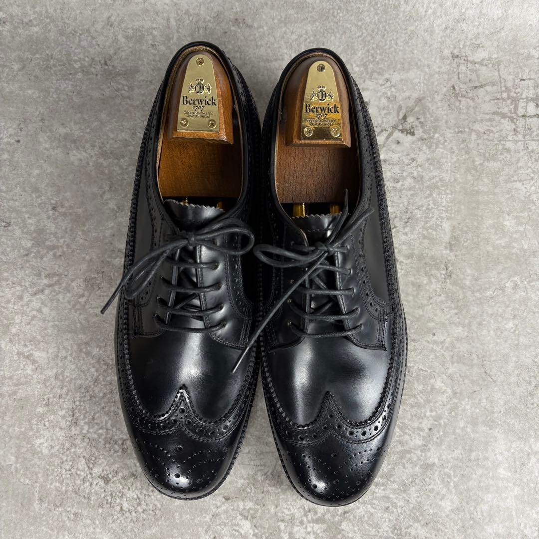 未使用品　リーガル　REGAL ウイングチップ　レザー　シューズ　　黒　26㎝