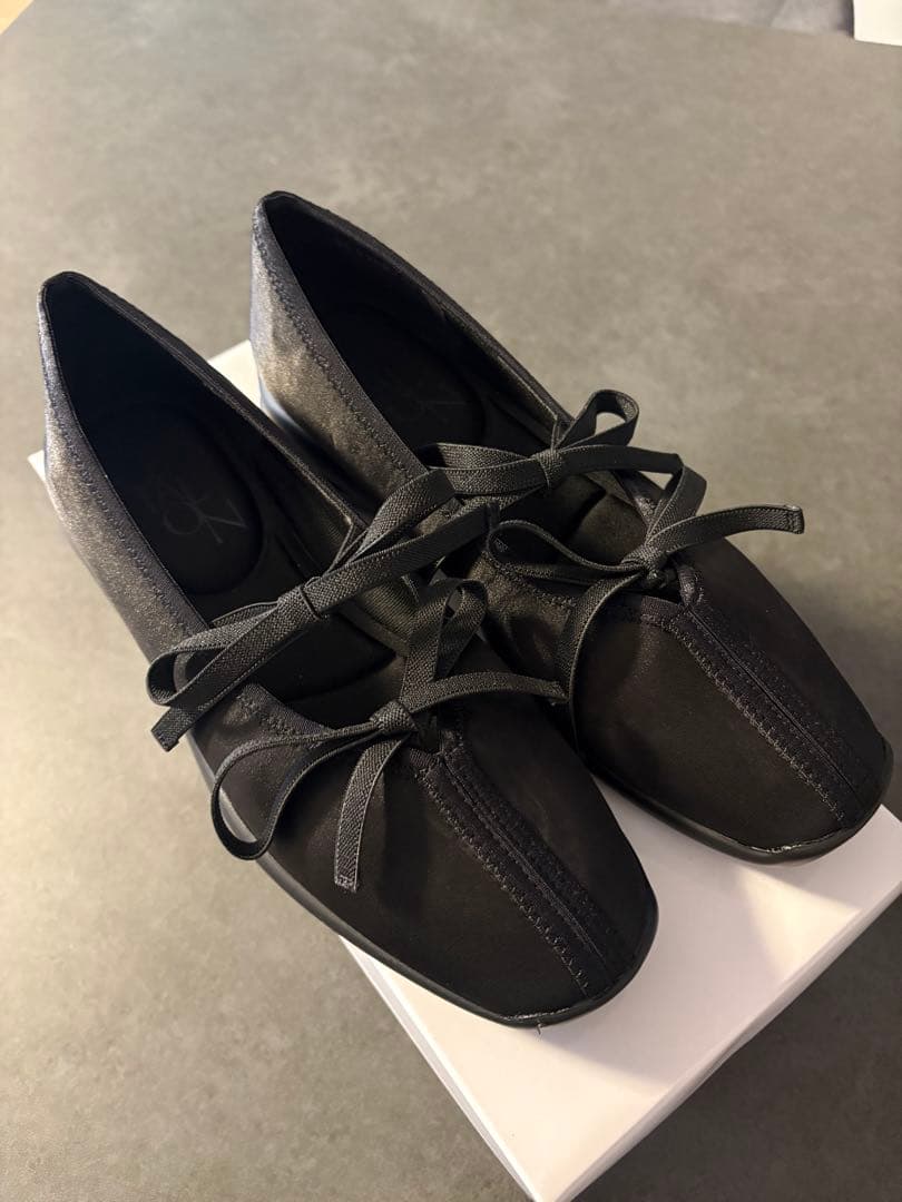 LE TALON ダブルリボンバレリーナ 23.5cm