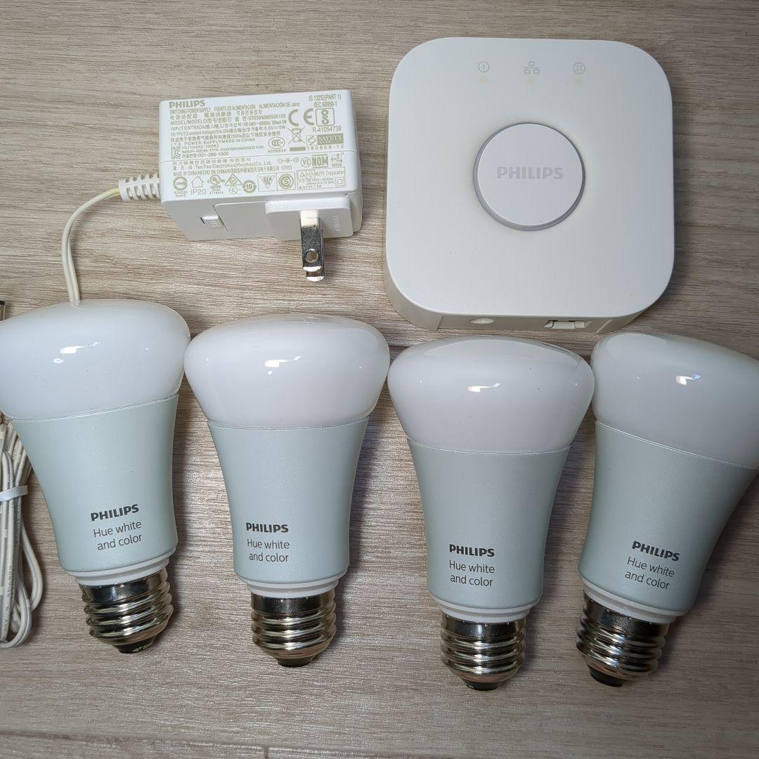PHILIPS Hue ホワイト＆カラー バルブ 4個セット