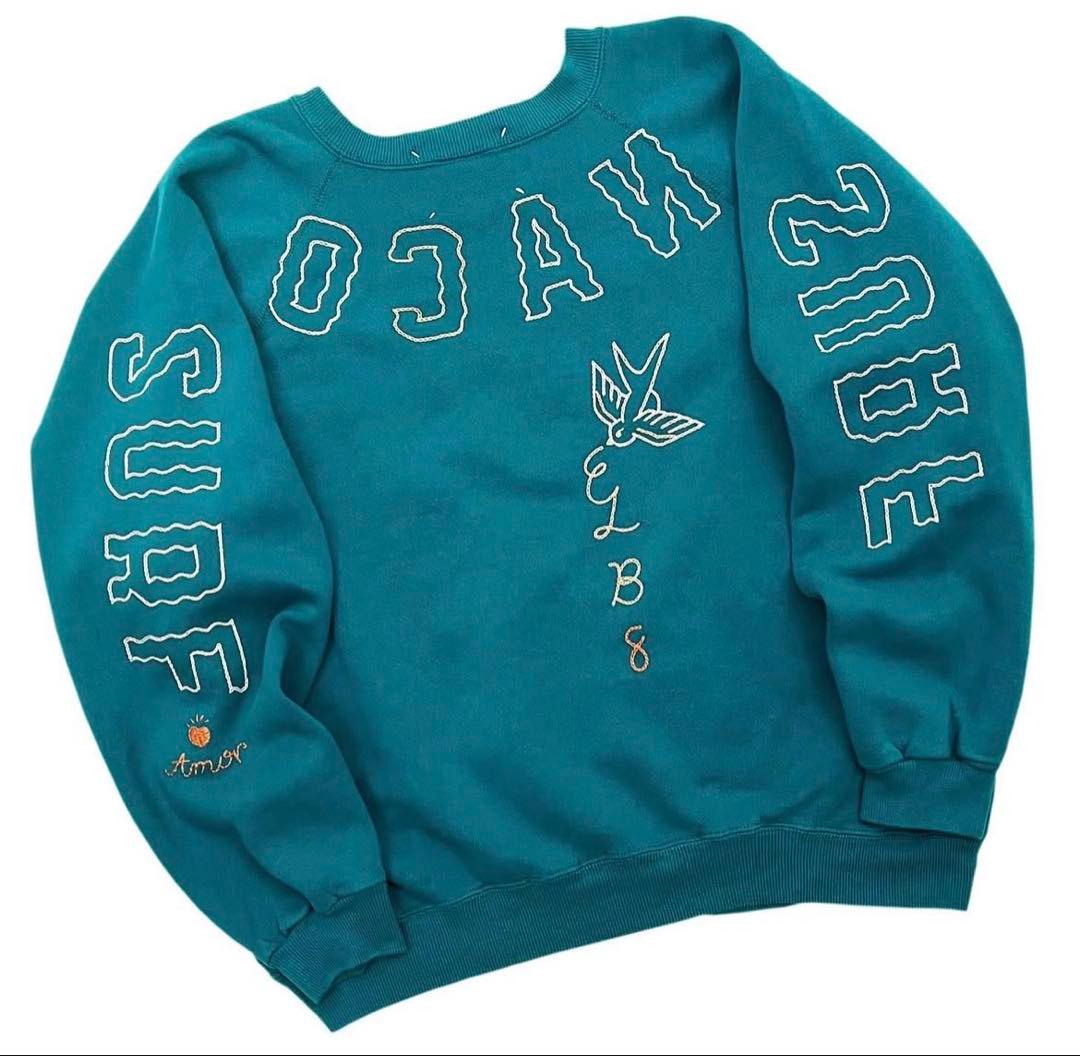 nifunifa ハンド刺繍　Vintage ラグランスエット