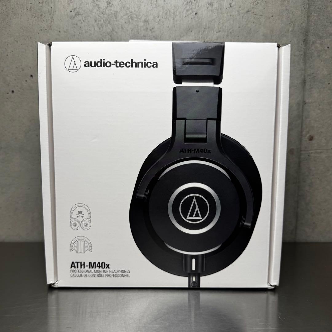 【 ほぼ未使用品 】Audio-Technica ATH-M40X