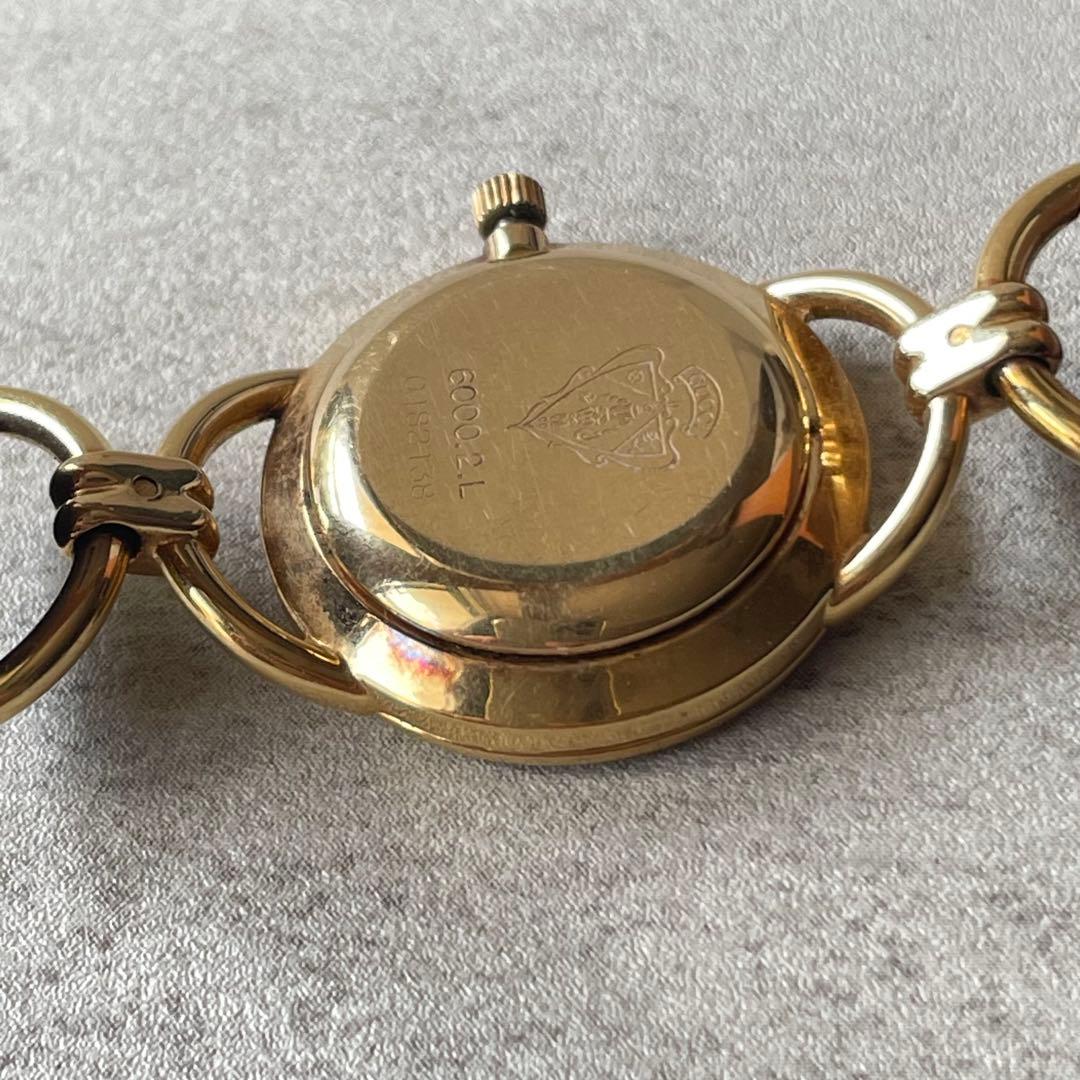 稼動品　GUCCI グッチ　6000.2.L シェリーライン　リボン　腕時計