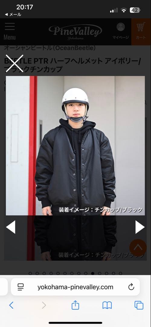 オーシャンビートル（OCEAN BEETLE）BEETLE PTR ヘルメット