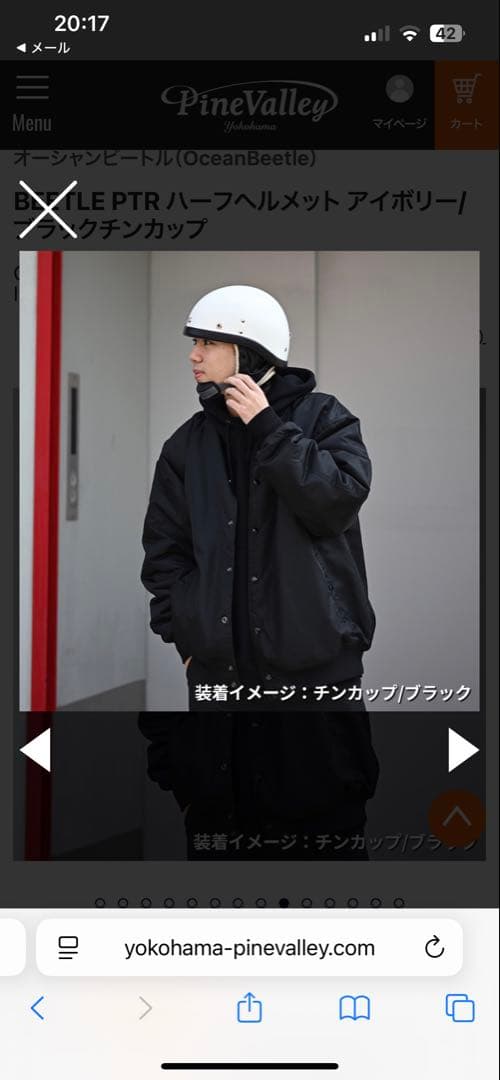 オーシャンビートル（OCEAN BEETLE）BEETLE PTR ヘルメット