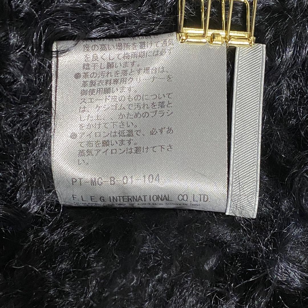 希少⭐︎POLITELY ヘリンボーン ラムファー ミリタリートレンチコート 比翼