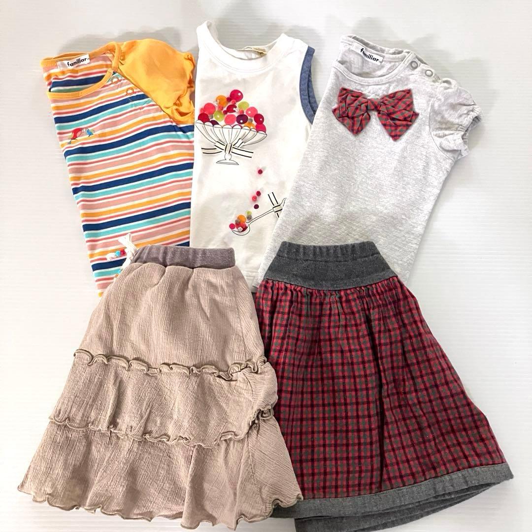 ファミリア　トップス　スカート　９点まとめ売り　100