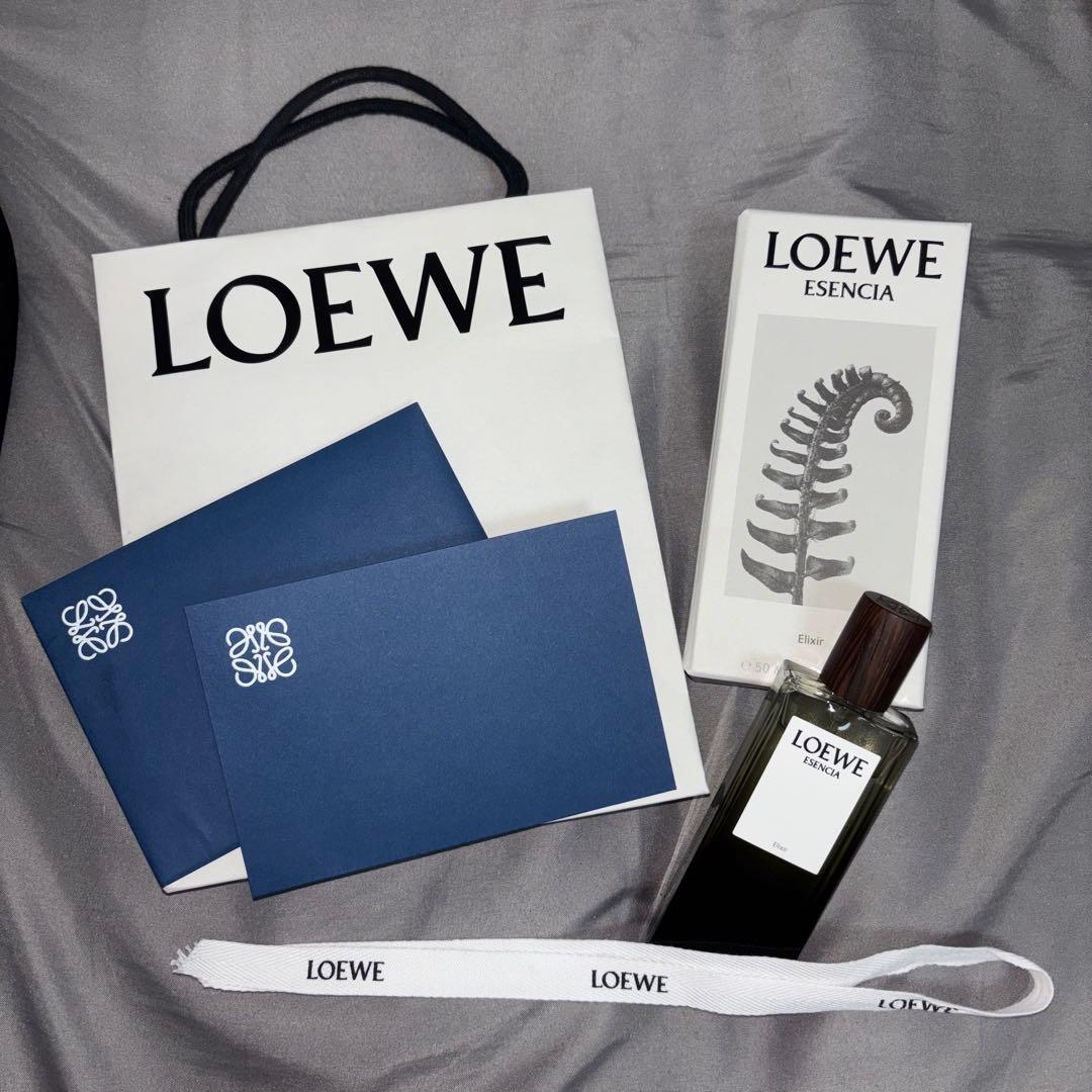 ロエベ エセンシア エリクシール／50mL 香水 ショッパー リボン 封筒付き
