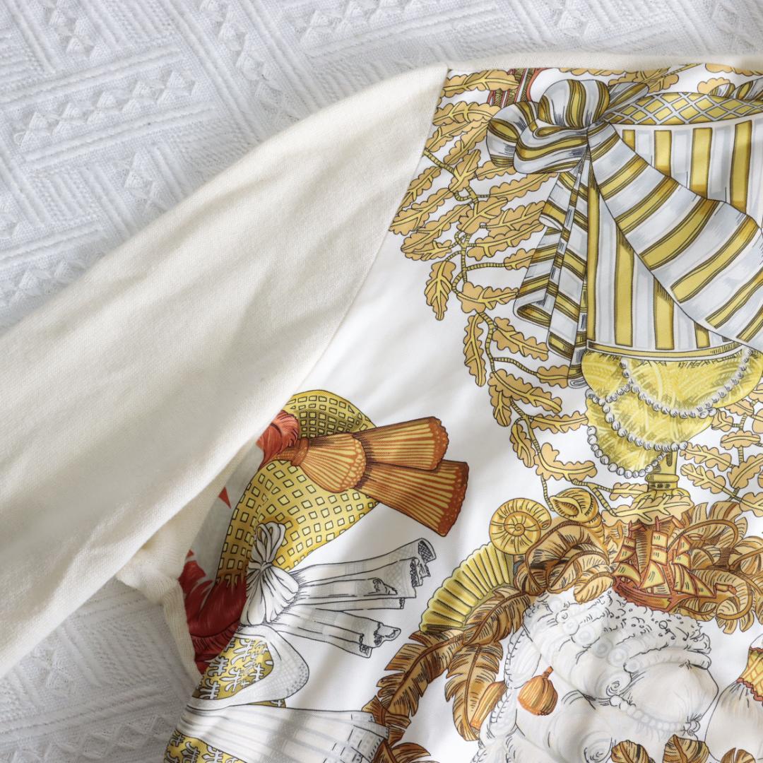 美品！エルメス　シルクレーヌ　ポロシャツ　XL　chapeau　Hermes