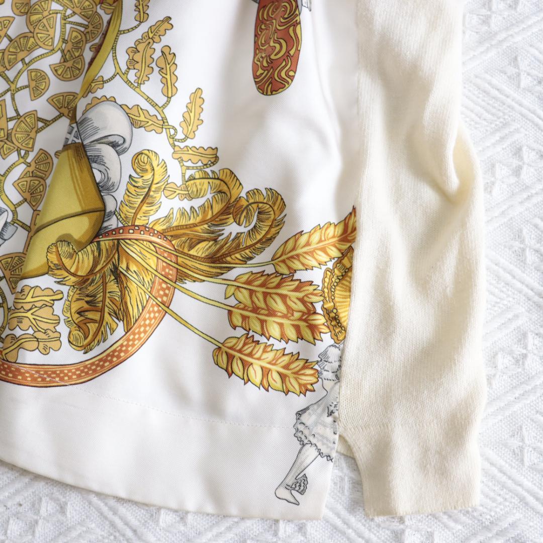 美品！エルメス　シルクレーヌ　ポロシャツ　XL　chapeau　Hermes