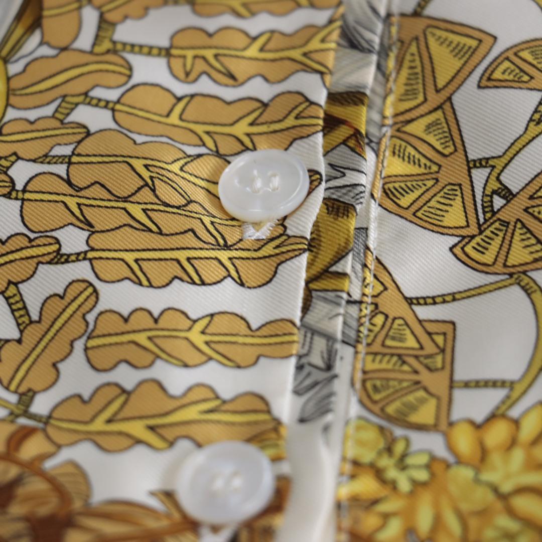 美品！エルメス　シルクレーヌ　ポロシャツ　XL　chapeau　Hermes