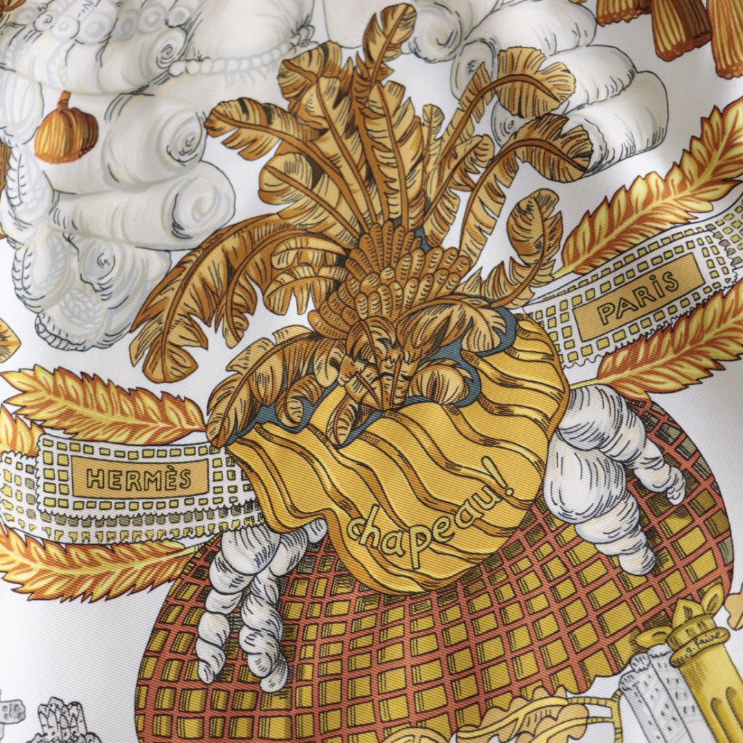 美品！エルメス　シルクレーヌ　ポロシャツ　XL　chapeau　Hermes