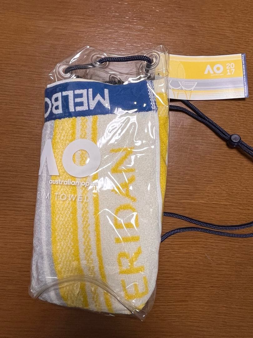 Australian Open Tシャツ ネイビー　タオル　2017年