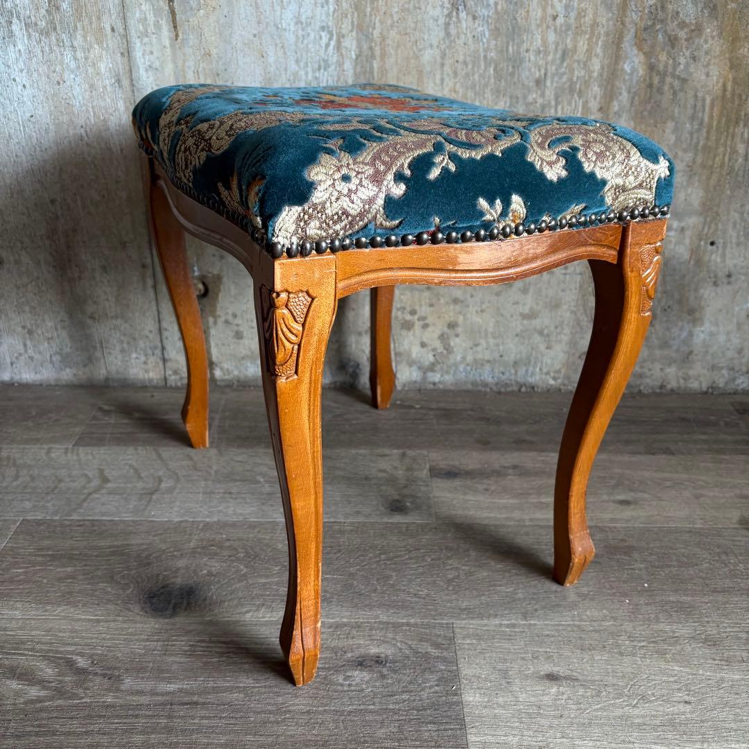 クラシック　猫脚スツール　ヴィンテージ レトロ