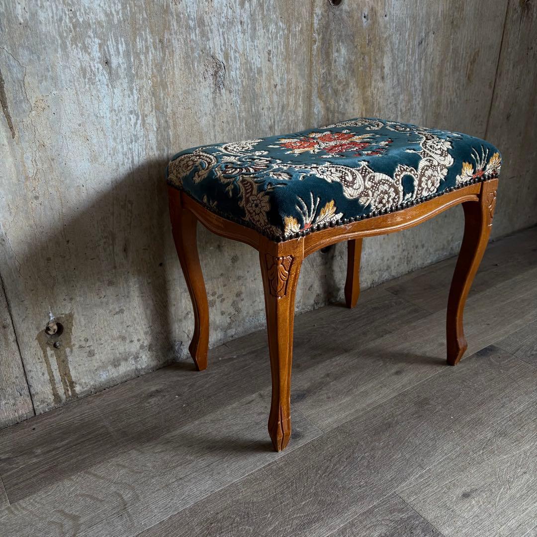 クラシック　猫脚スツール　ヴィンテージ レトロ