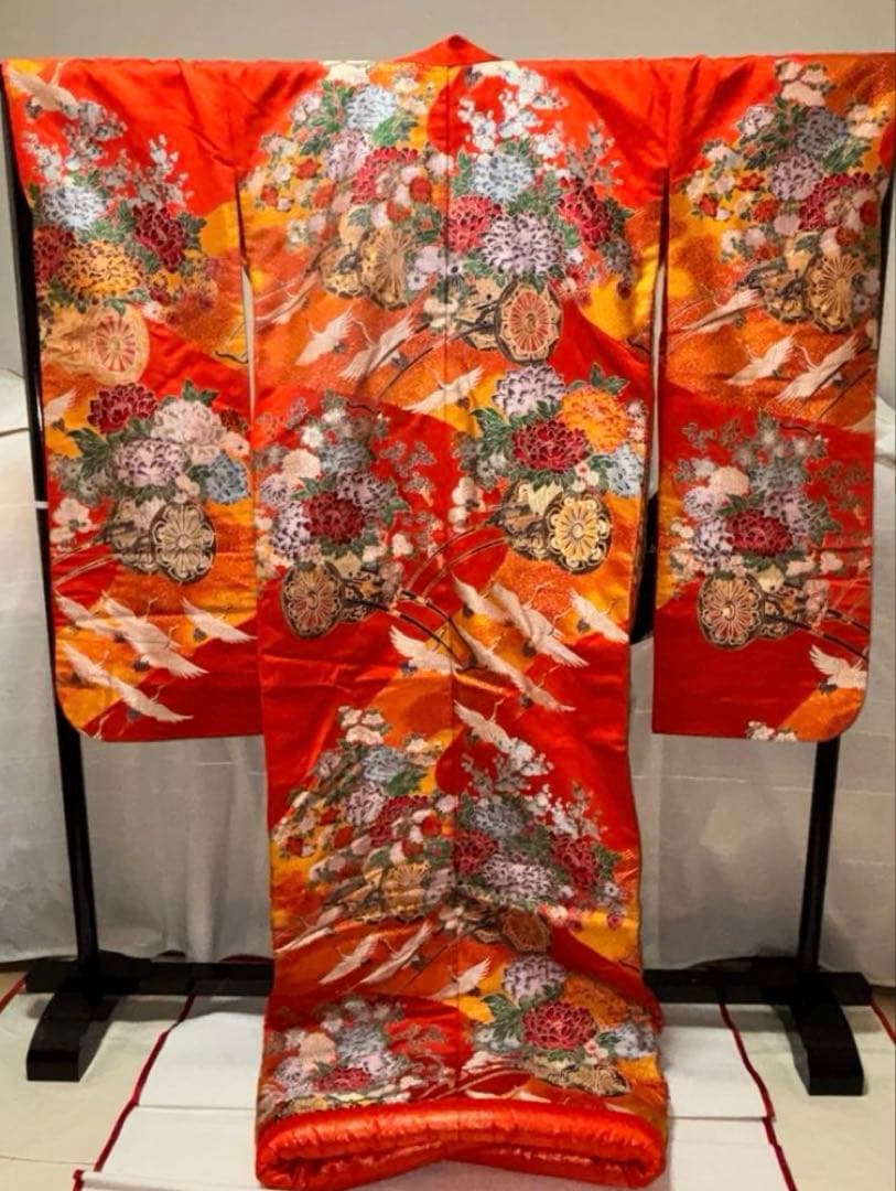 花嫁衣裳 婚礼衣裳 打掛け 赤系