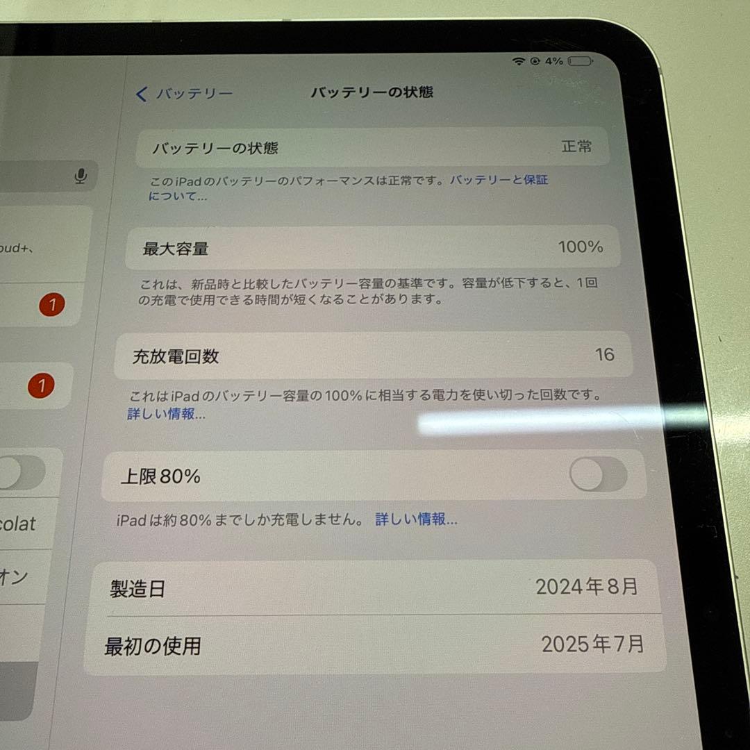 iPodPro 11インチ　M4 256GB Wi-fi+ Cellular