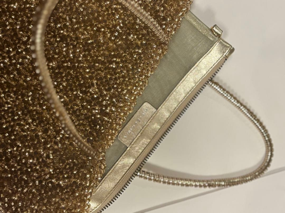 Anteprima ゴールド アンテプリマ リボンモチーフワイヤーバッグ 美品