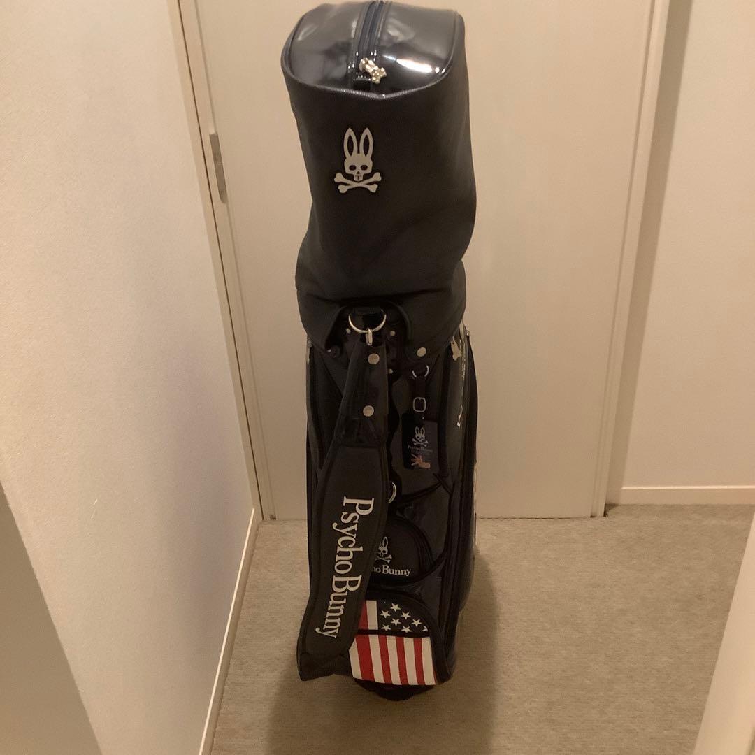 ★aya★ Psycho Bunny ゴルフキャディバッグ ネイビー