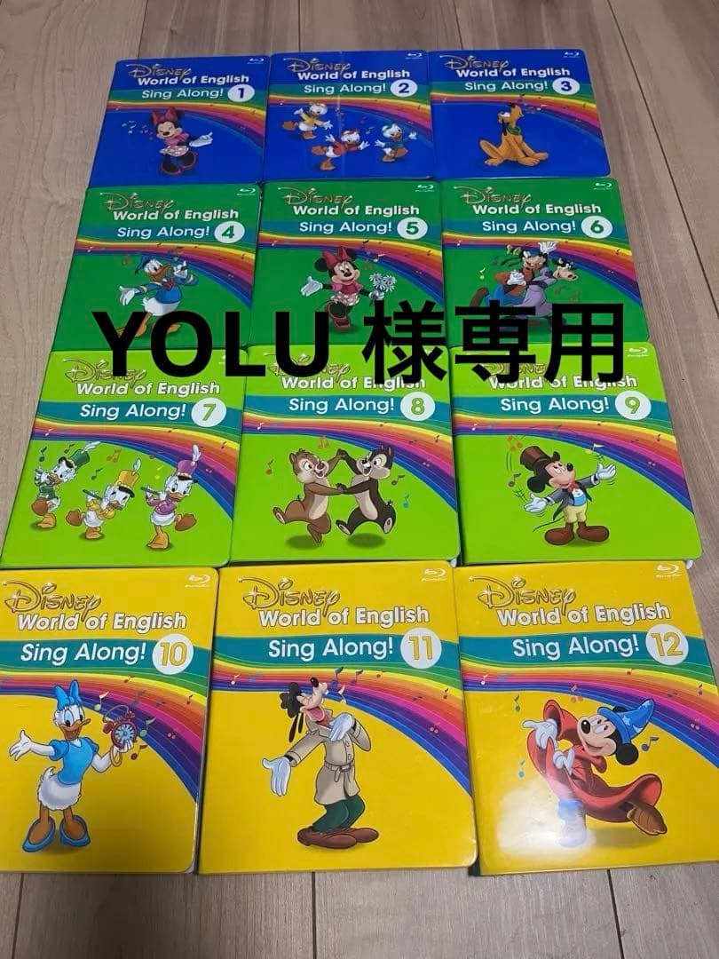 ディズニー英語システム　シングアロングBlu-ray DVD12巻