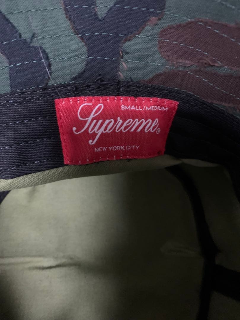 【新品未使用】supreme/supreme CAMOクラッシャーハット　迷彩