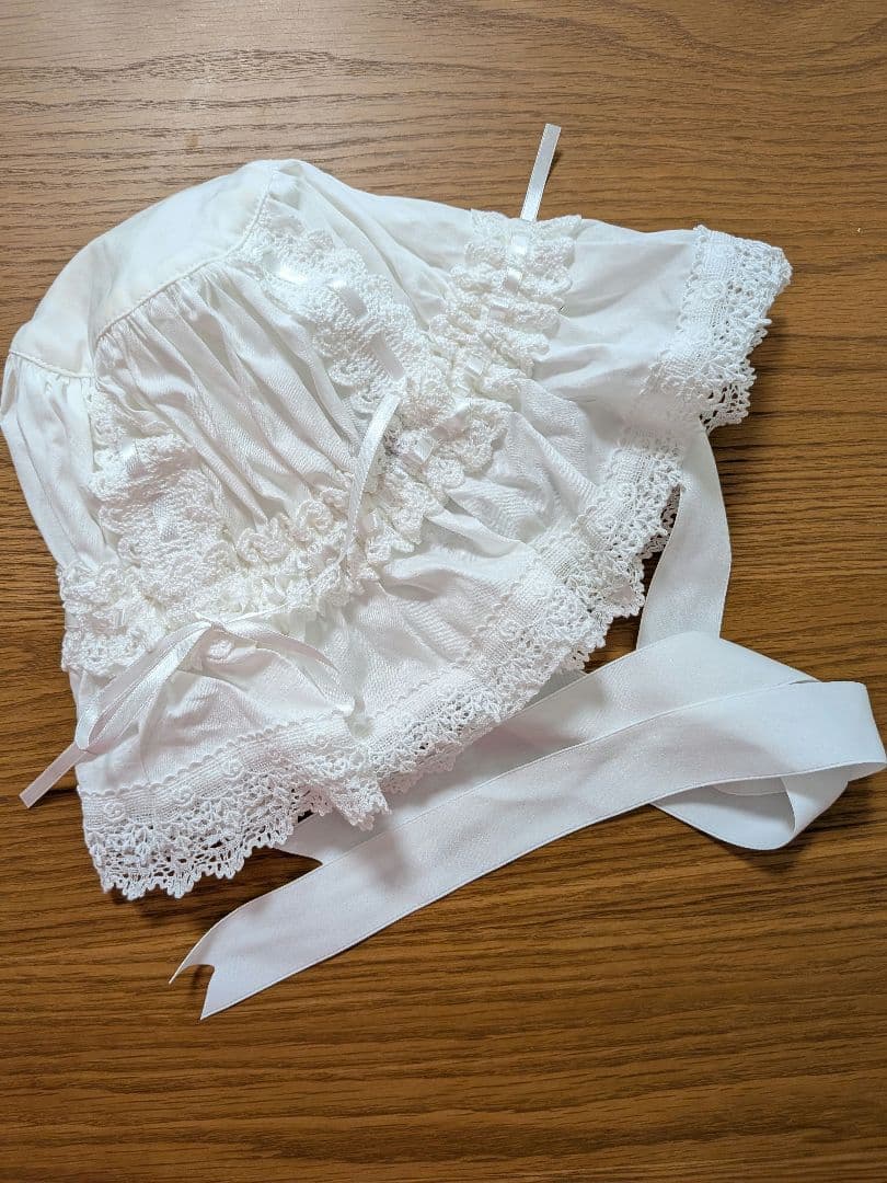 ALICE and the PIRATES フリルメイドキャップ オフ白