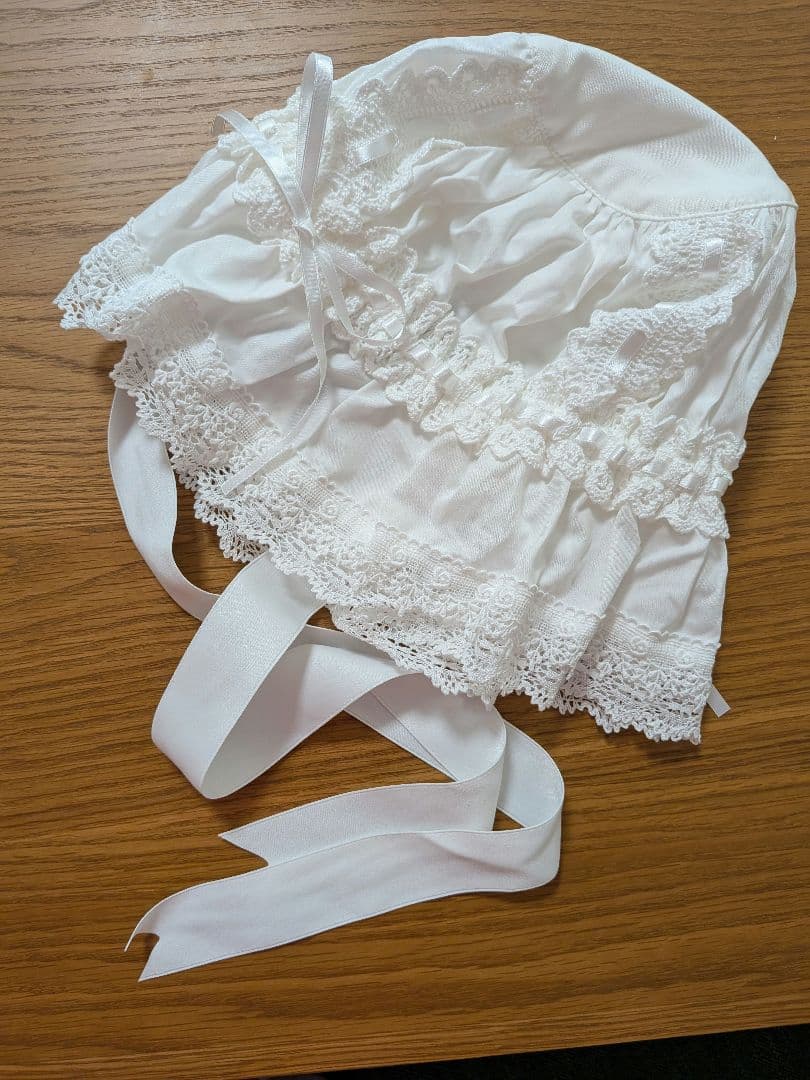 ALICE and the PIRATES フリルメイドキャップ オフ白