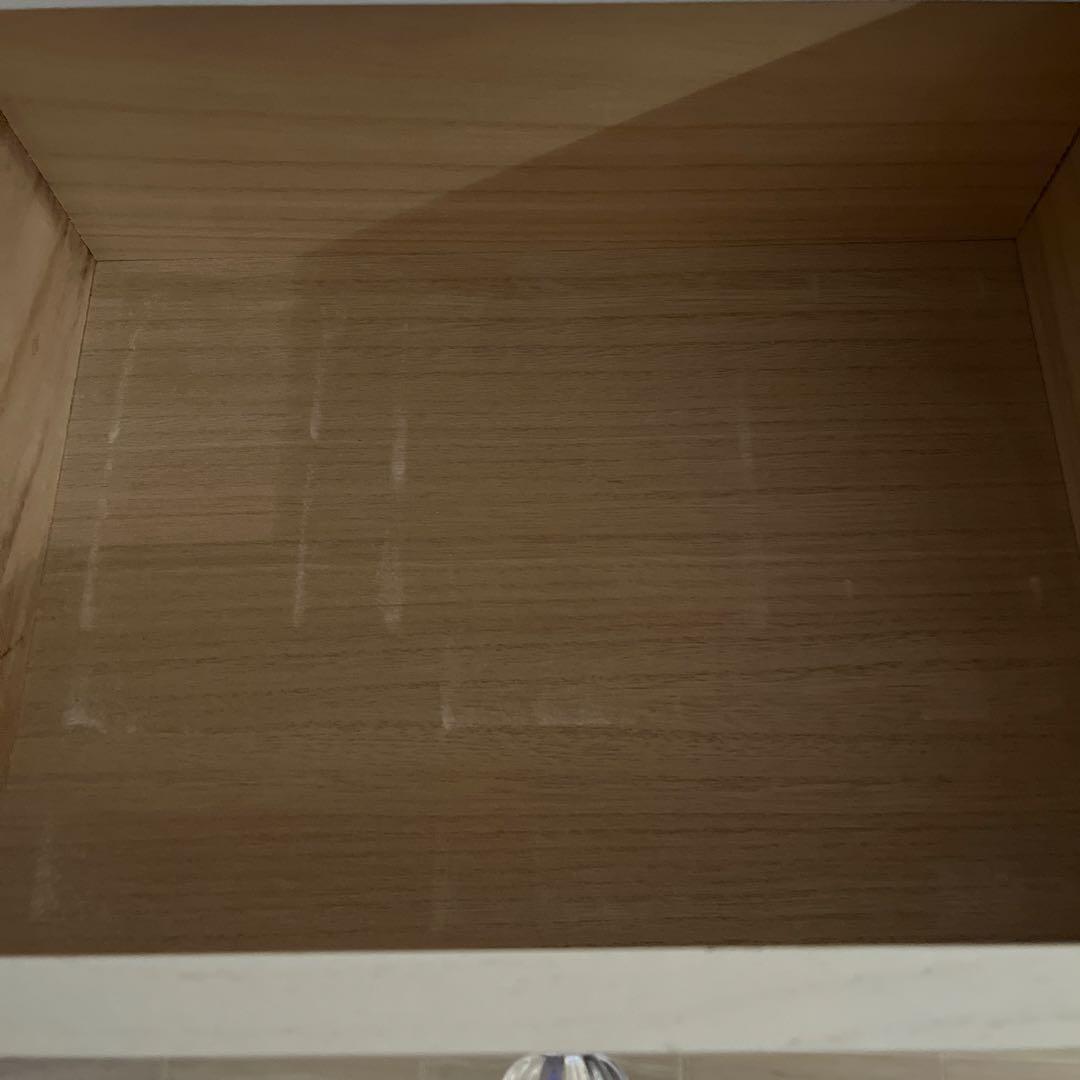 ロマプリ５段クリスタル調ハンドルチェスト