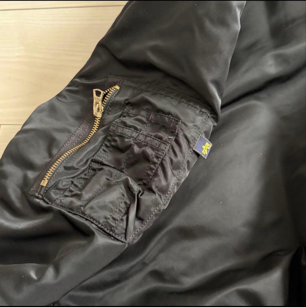 アルファ ma-1ジャケット