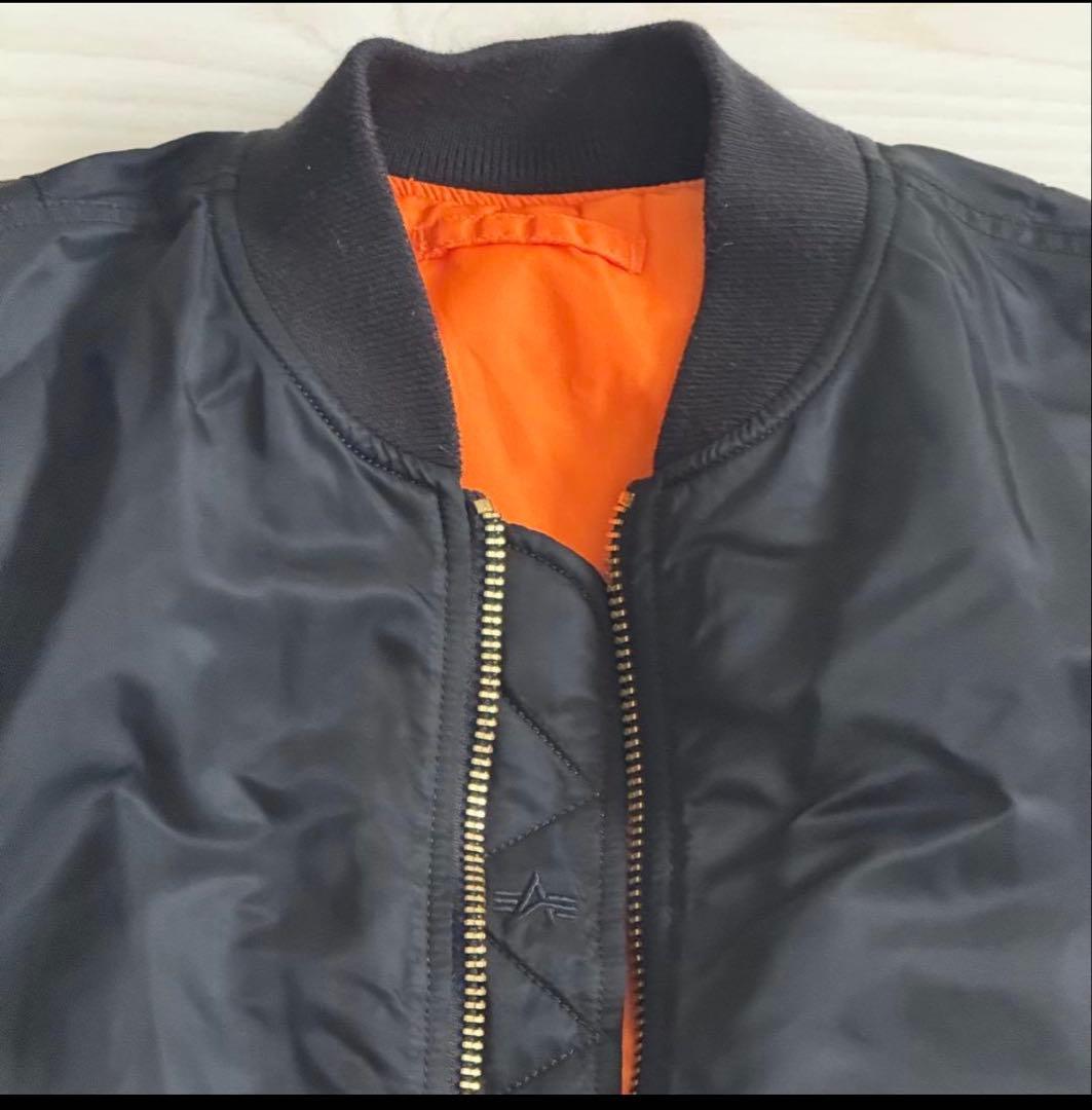 アルファ ma-1ジャケット