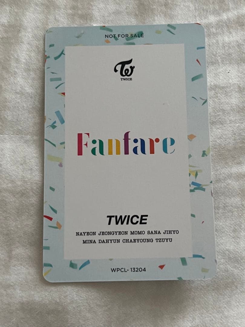 TWICE ナヨン onceJAPAN盤 fanfare