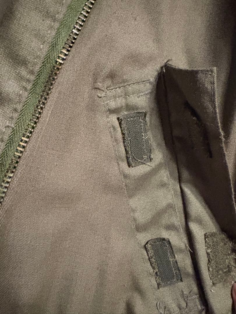 【米軍実物】91年製 CVCジャケット タンカース M-LONG ノーメックス