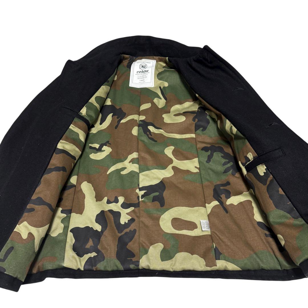 reversal rvddw ウールコート　カモフラ　刺繍　ワッペン　那須川天心