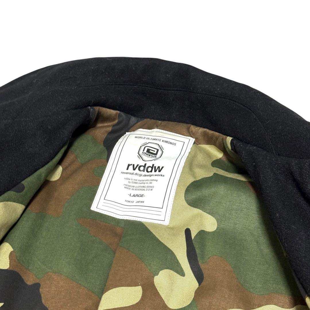 reversal rvddw ウールコート　カモフラ　刺繍　ワッペン　那須川天心