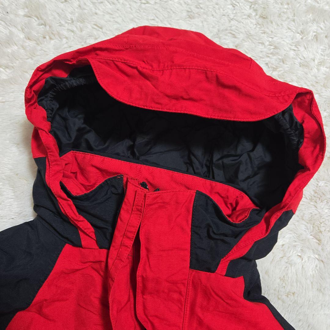 希少 THE NORTH FACE ノースフェイス スノボ スキーウェア 赤 黒