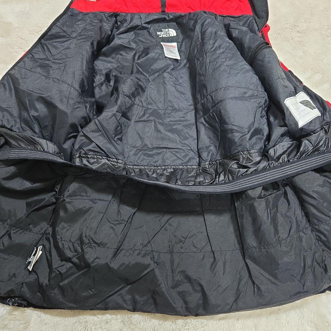 希少 THE NORTH FACE ノースフェイス スノボ スキーウェア 赤 黒
