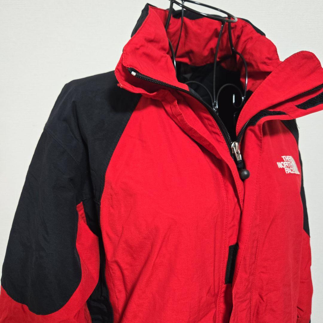 希少 THE NORTH FACE ノースフェイス スノボ スキーウェア 赤 黒