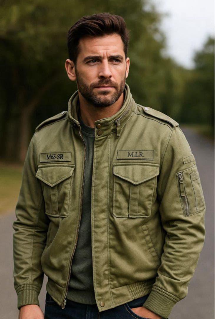 美品　カドヤ　メッシュジャケット　L カーキ系　バイクウェア