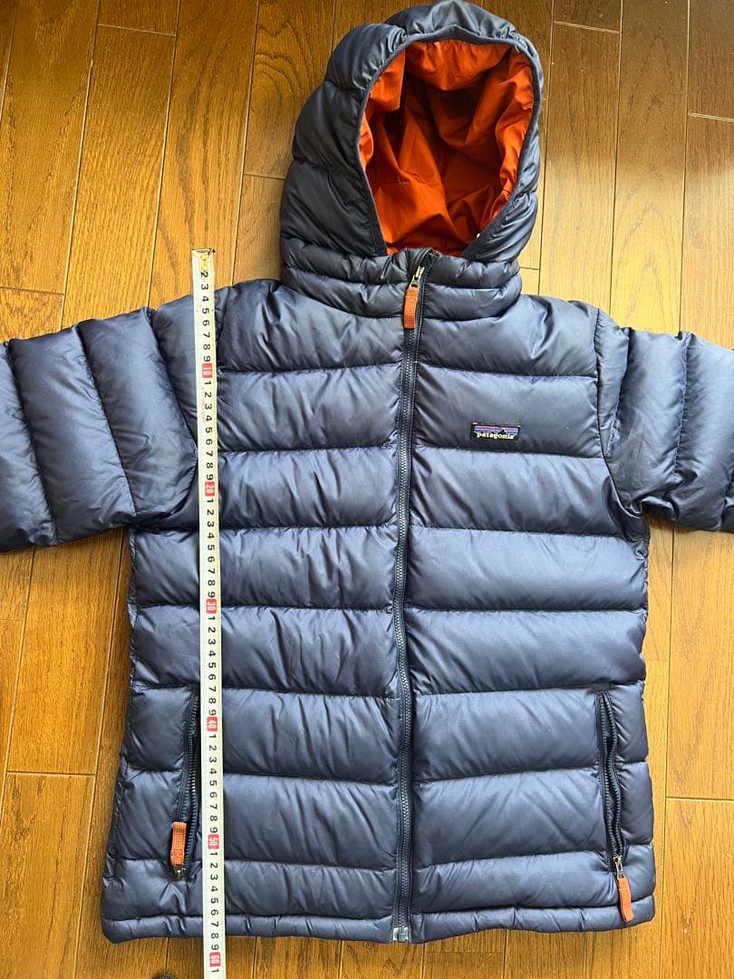 パタゴニア ダウン キッズ　ネイビー 150 160 値下げ⭐︎早い者勝ち⭐︎