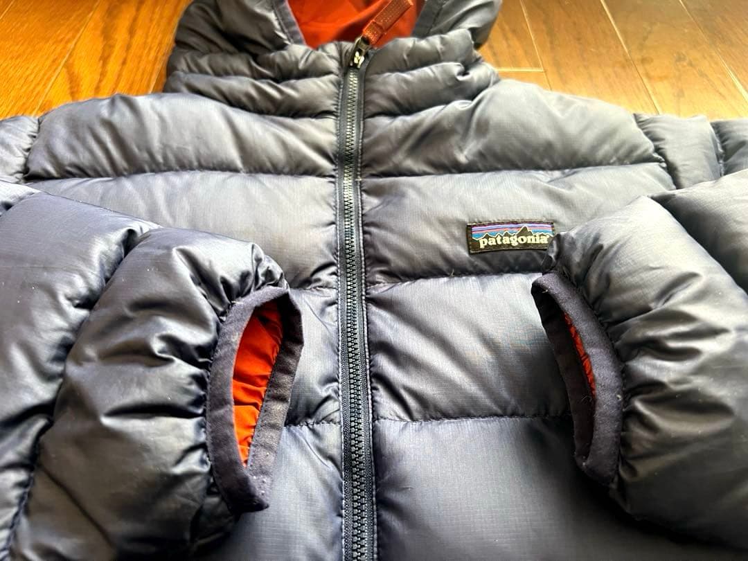 パタゴニア ダウン キッズ　ネイビー 150 160 値下げ⭐︎早い者勝ち⭐︎