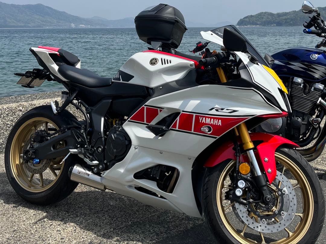 SCORPIONレッドパワー フルエキゾーストマフラー YZF R7