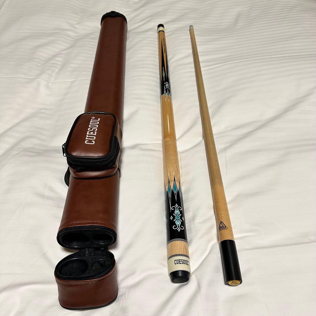 CUESOUL ビリヤード キュー ケース付き