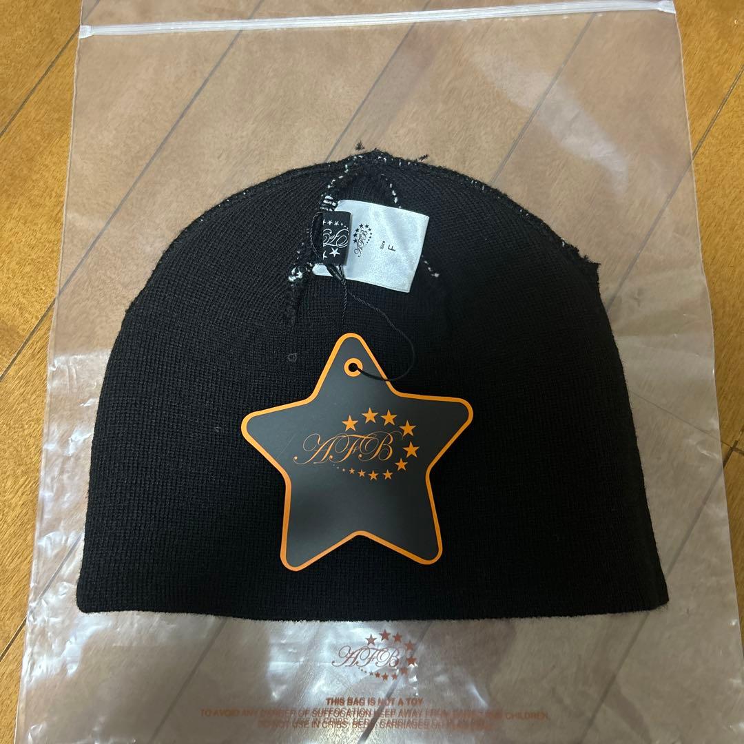 afbビーニー　ブラック　即完売品 袋タグ付き