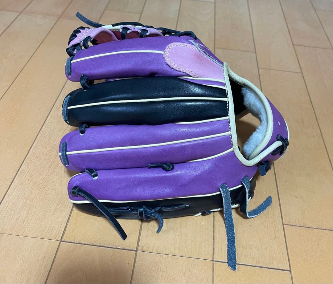 【ぷりん】野球グラブ　GROW 軟式用　フルオーダー　刺繍入り