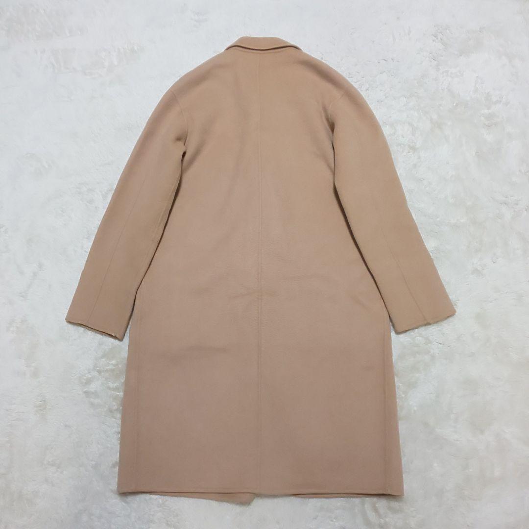 【美品】Theory キャメル カシミヤ混チェスターコート ウールコート